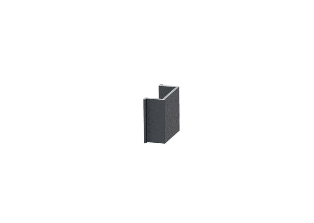 Narrow distance cover strip for post profiles and U-adapter of the fencing system, 20 x 08–20 mm – Anthracite RAL 7016