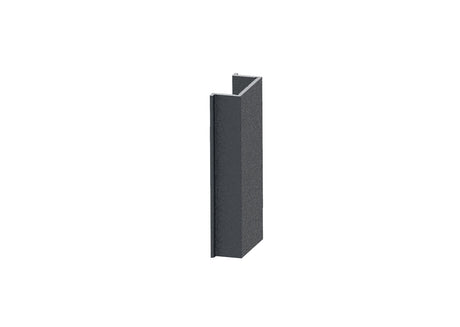Narrow distance cover strip for post profiles and U-adapter of the fencing system, 20 x 08–50 mm – Anthracite RAL 7016