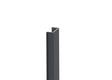 Abdeckleiste schmal für Pfostenprofile und für U-Adapter des Zaunsystems, 20 x 08 – 3 m – Anthrazit RAL 7016