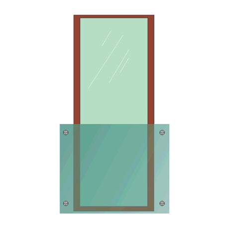 Frameless glass juliette balcony AISI304