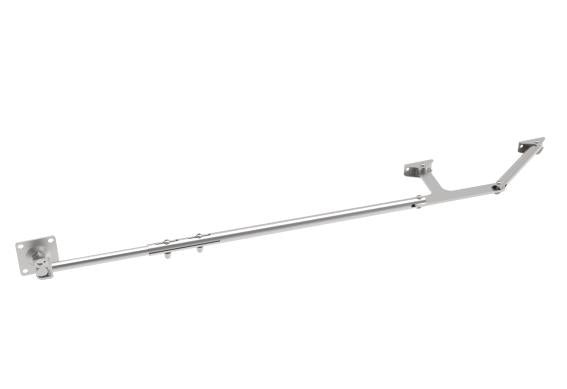 Folding mechanism for swing gates