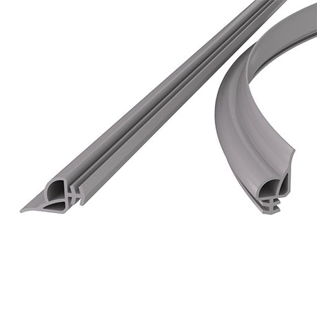 Door frame profile for glass door "L"