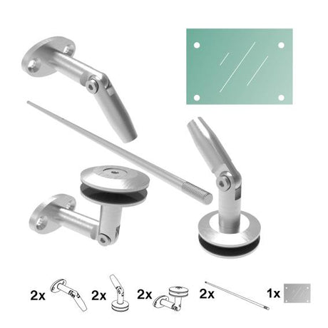 Canopy system AISI304, M12mm