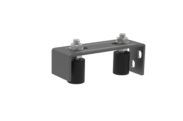 Ajdustable roller guide 2 rolls Zn, anthracite