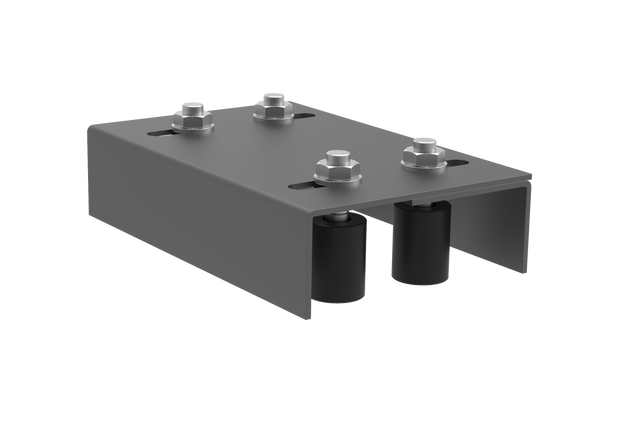 Ajdustable roller guide 4 rolls Zn, anthracite