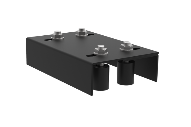 Ajdustable roller guide 4 rolls Zn, black