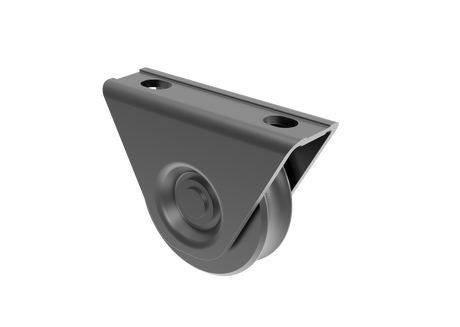 Pulley wheel - set -U, D80, anthracite