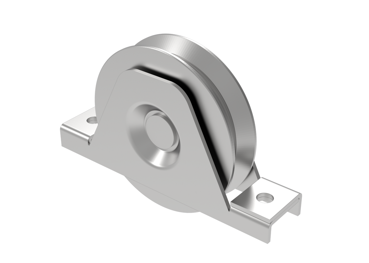 Internal box section wheel for slider - V, Zn,D100