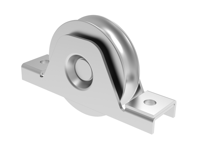 Internal box section wheel for slider - U, Zn,D100