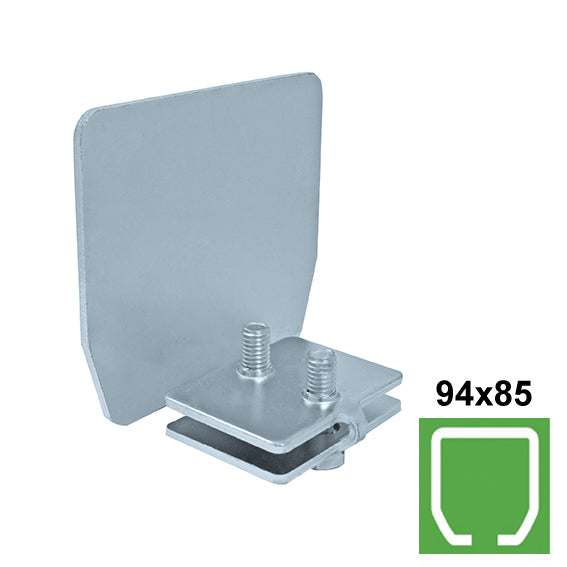 End cap Zn, profile 94x85mm