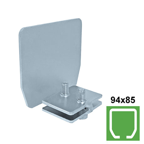 End cap Zn, profile 94x85mm