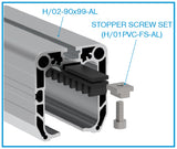 Guiding bottom profile AL, 90x99mm, L6m
