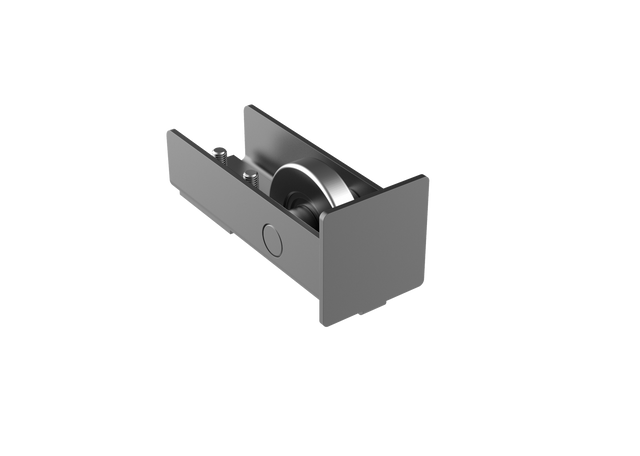 Guide wheel Zn, profile 60x60, anthracite