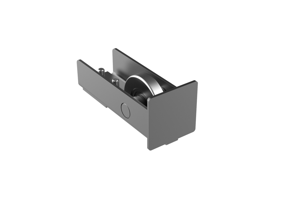 Guide wheel Zn, profile 80x80, anthracite