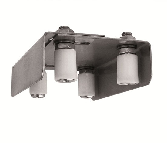 Adjustable 4 roller guide plate INOX,135-175x220mm