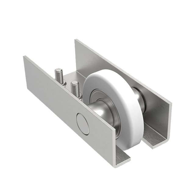 Guide wheel INOX profile 90x99mm