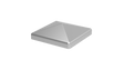 Aluminum canopy post 100x100 pyramid - natural