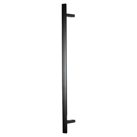 Pull handle - brushed AISI304, BLACK