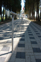 Stainless steel brushed sutured pipe