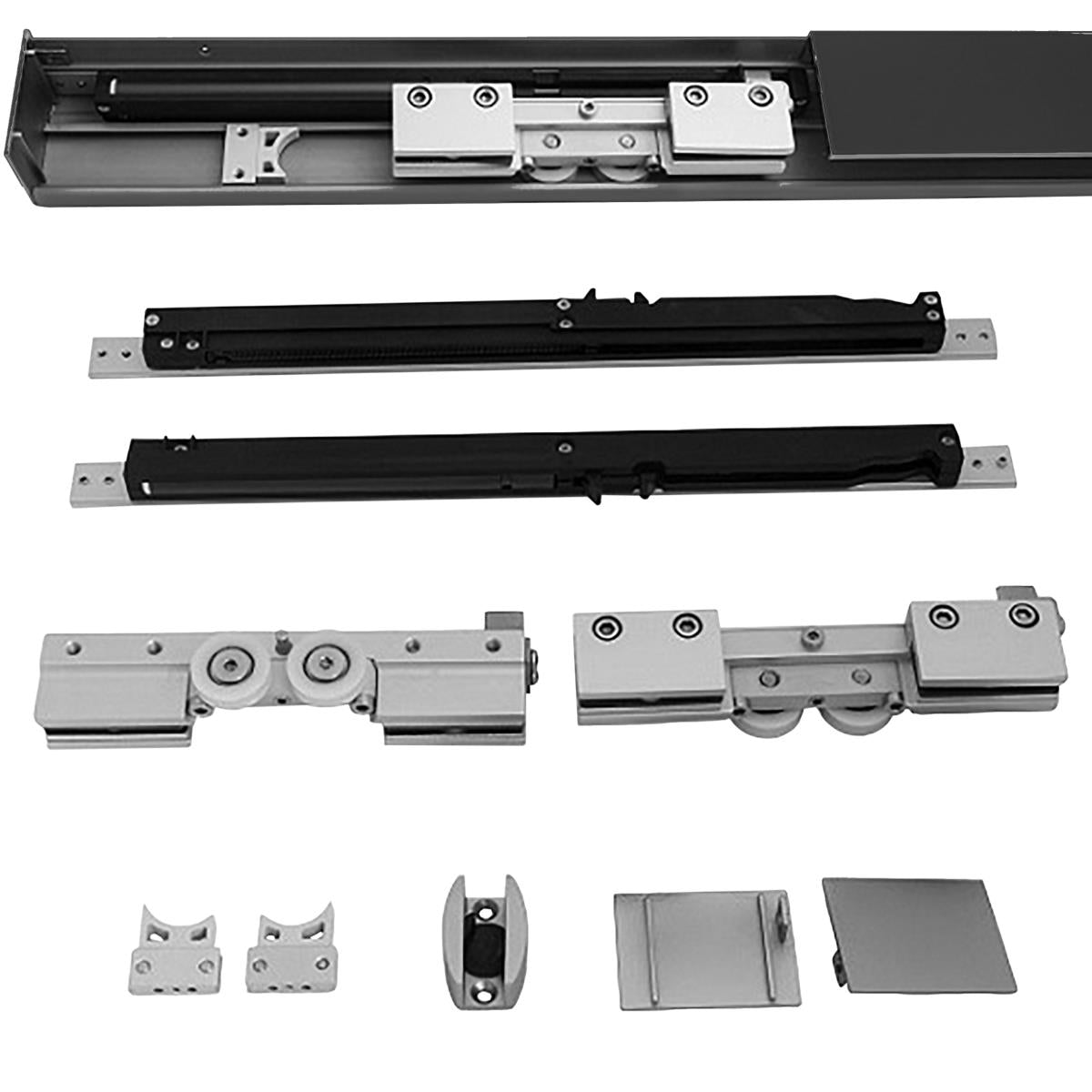 Fittings - sliding doors - AL profile AL soft-blac