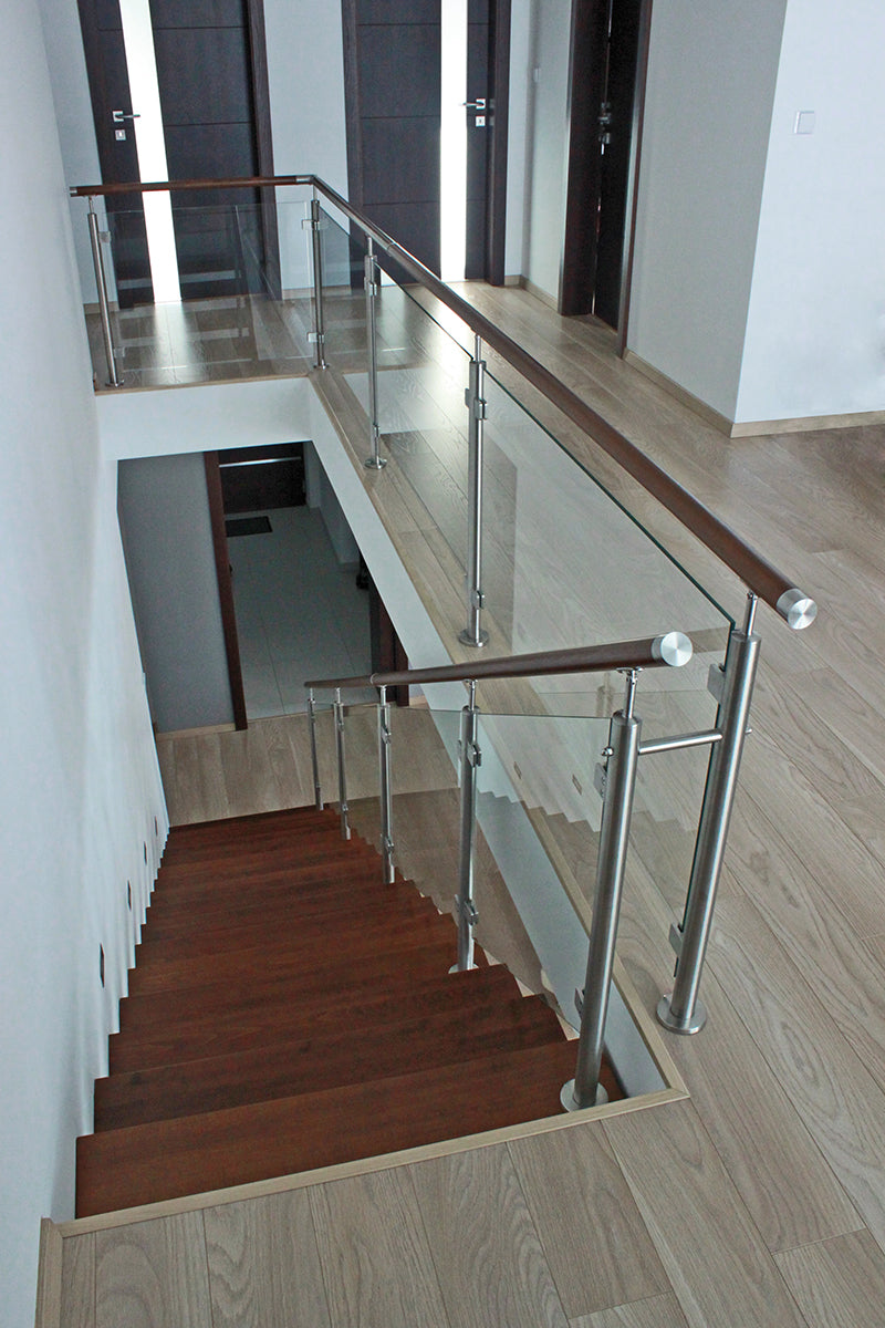 Baluster post inox AISI304, D42,4x2/4xmodel22/H110