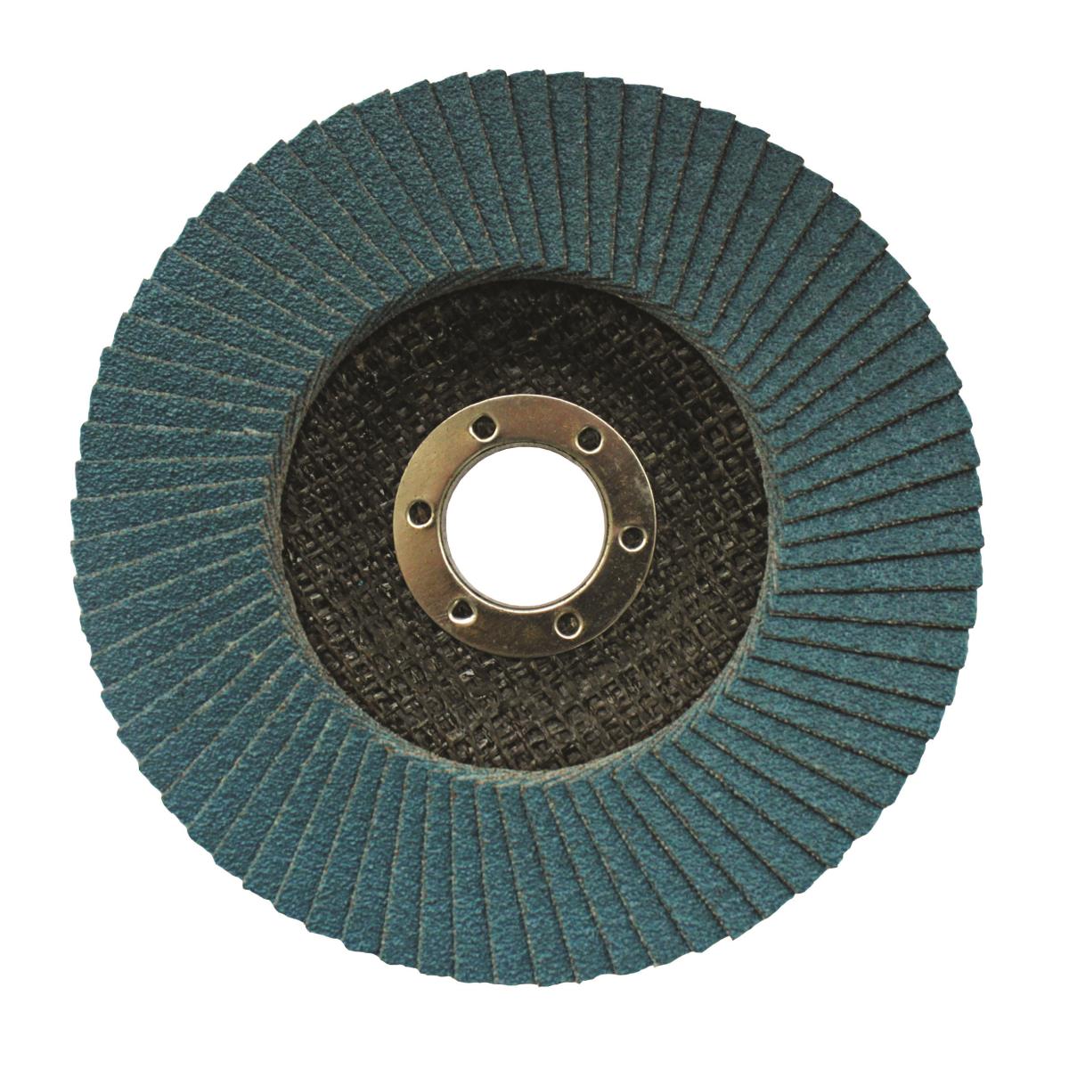 Flap grinding discs for steel, D125, d22,2, t8,3 mm, P40