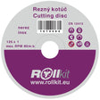 Cutting disc for stainless steel, D125, d22,2 , t1mm