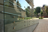 Glashalter Modell 48 AISI304, D42,4x2/D70/H10/T8-1