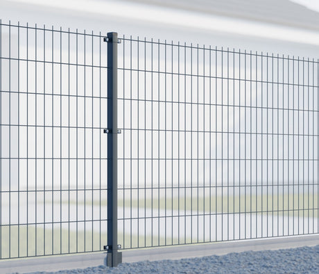 Poteau 60x40mm ZnPVC 2000mm anthracite
