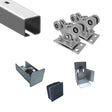 Kit pour portail coulissant jusqu'a 5,5m, Zn, 78x78mm