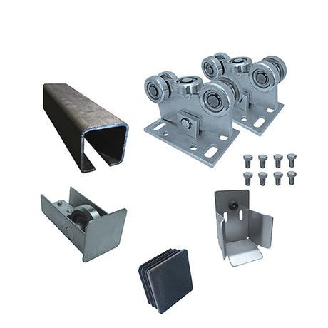 Cantilever sliding gate set up to 5,5m Fe, 80x80mm