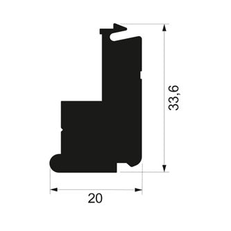 Fixed glazing - clamping part
