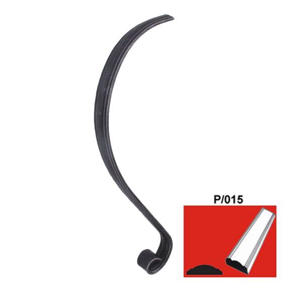 Main courante pleine - initiales