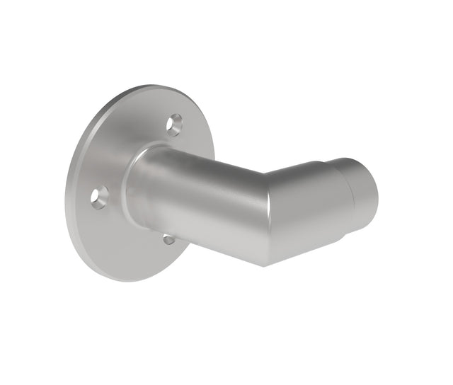 Adjustable handrail bracket anchoring