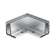 AL. profile, top mount  90° IN corner AL/ELOX/Sati