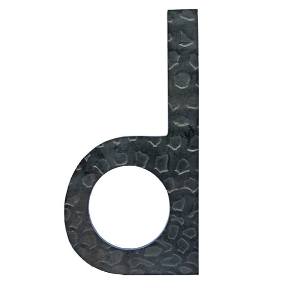 Forged letter "d" h120, t3mm
