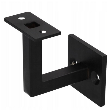 Wall handrail bracket, black, Fe
