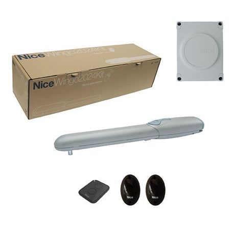 Nice drive for a single-leaf gate, set with photocells